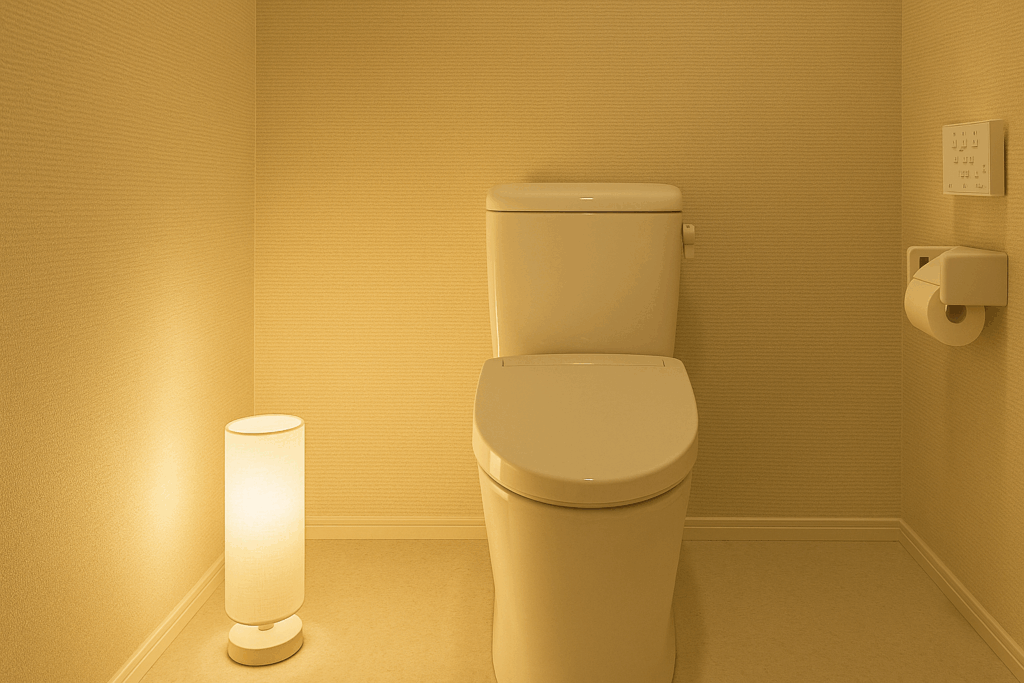 トイレの置き型ライト