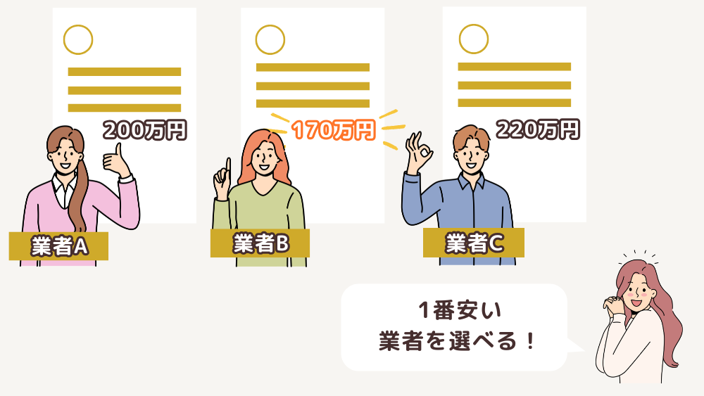 外構の相見積もり