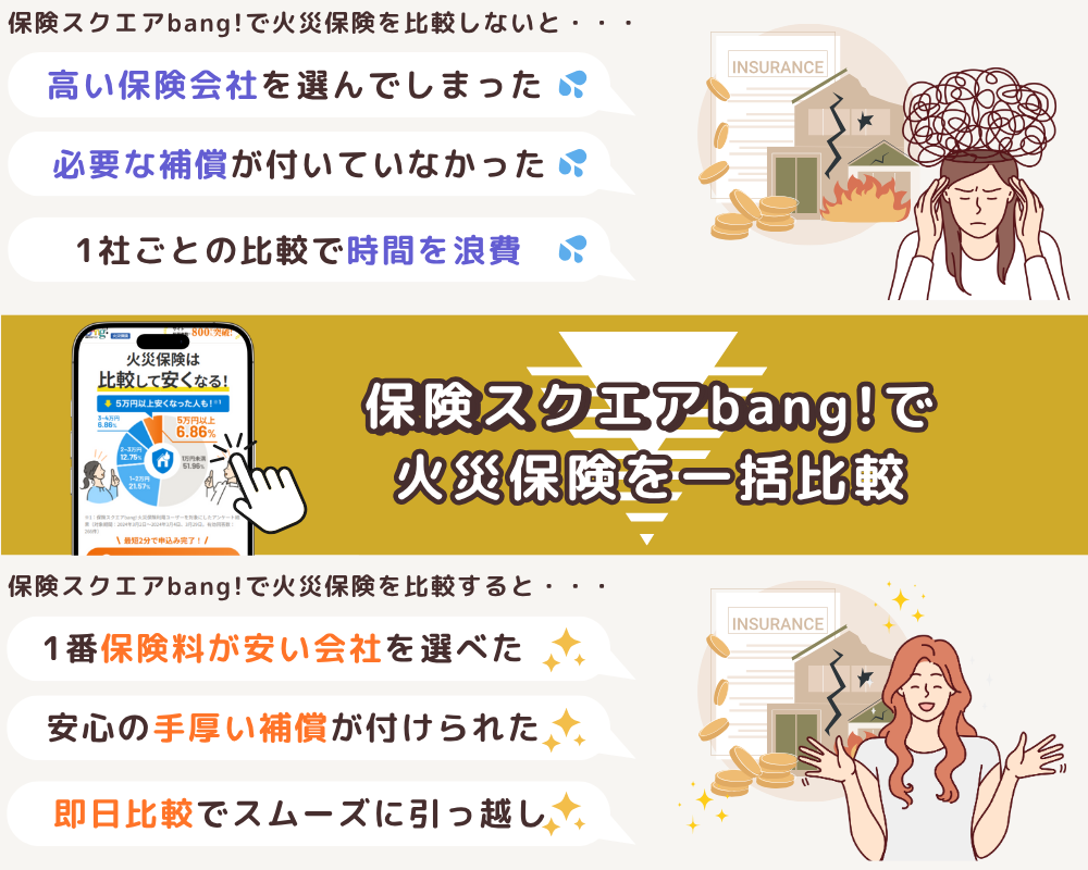 保険スクエアbangのビフォーアフター
