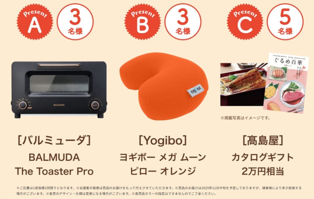 展示場で運だめしプレゼントキャンペーン