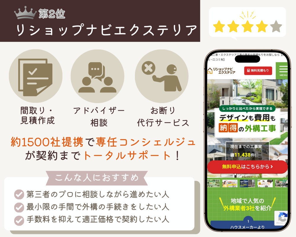 リショップナビエクステリア