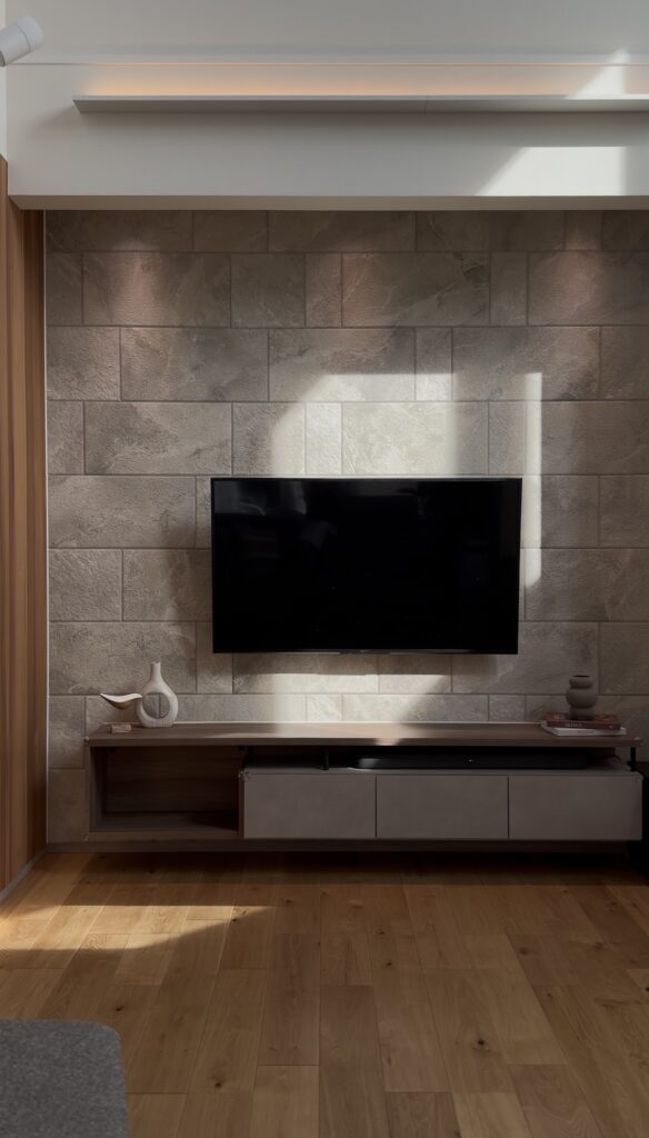 壁掛けテレビとエコカラット