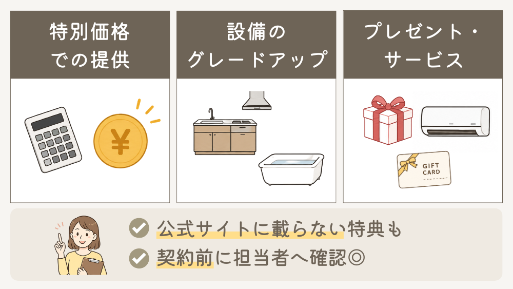 契約特典の概要