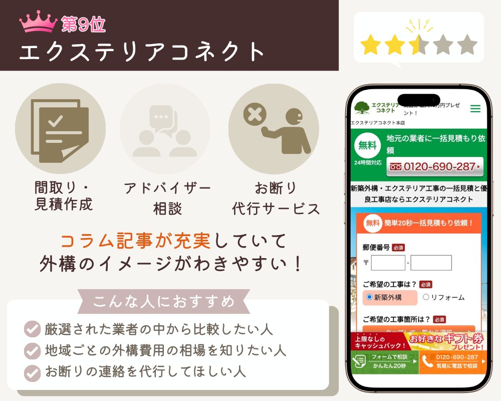 第9位エクステリアコネクト