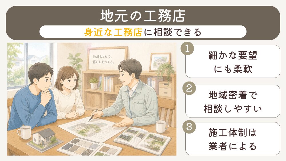 地元の工務店での外構施工の特徴