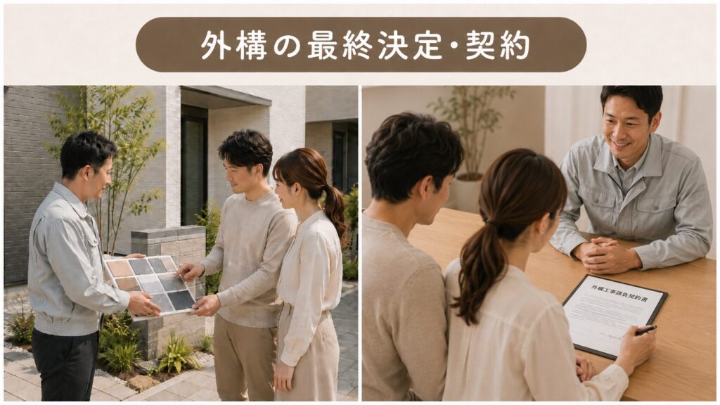 外構の最終決定・契約