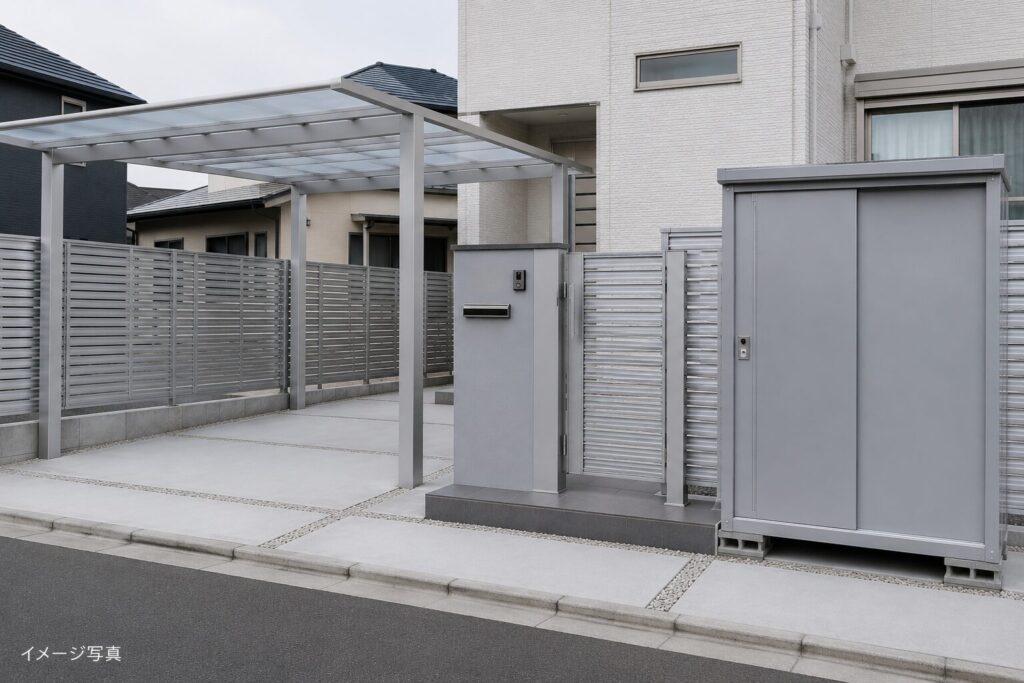 シルバーアルミだらけになる